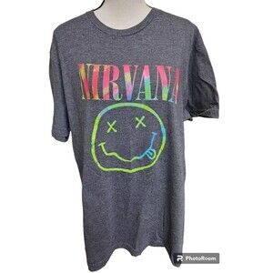 Nirvana T-Shirt Black Size Medium Rock Band